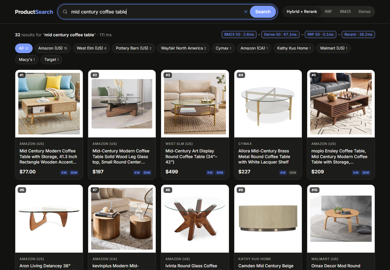 Product Search